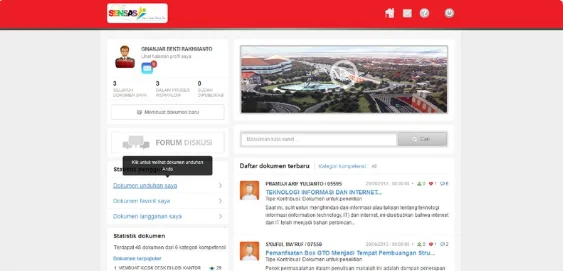 KOMSIS employee dashboard